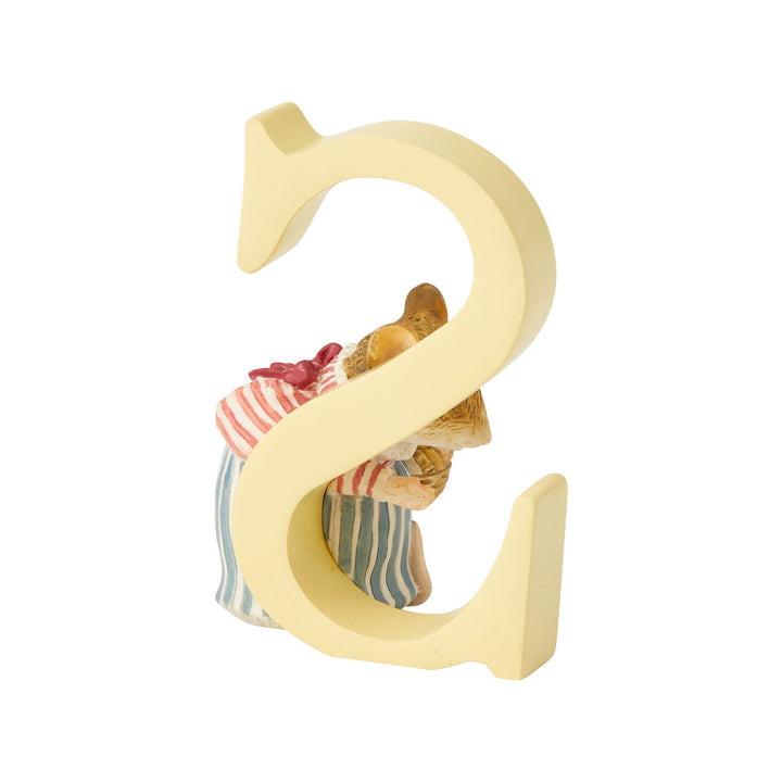"S" - Peter Rabbit Decorative Alphabet Letter by Beatrix Potter