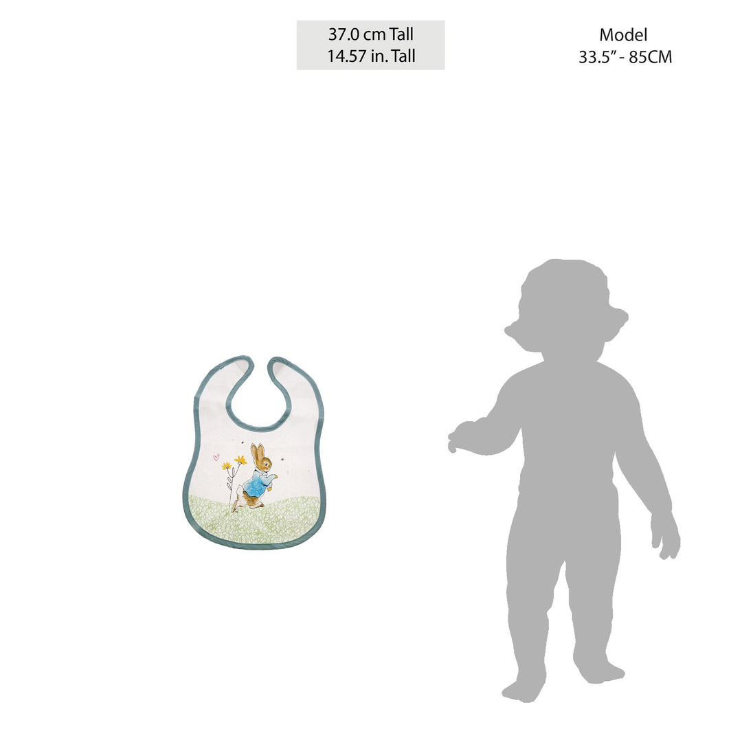 Peter Rabbit Childrens Bib by Beatrix Potter