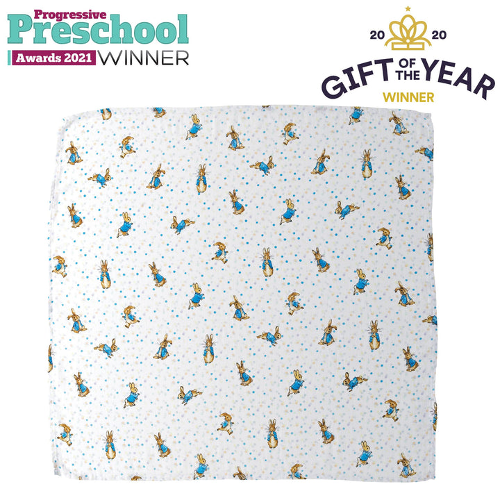 Peter Rabbit Baby Collection Muslin Squares (set of 3) by Beatrix Potter