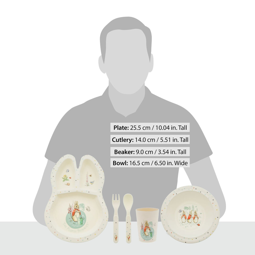Flopsy Dinner Set by Beatrix Potter