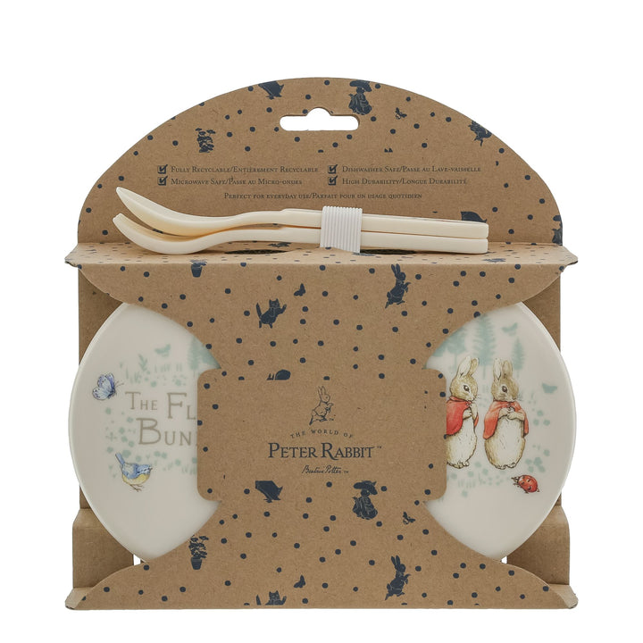 Flopsy Snack Box and Cutlery Set by Beatrix Potter