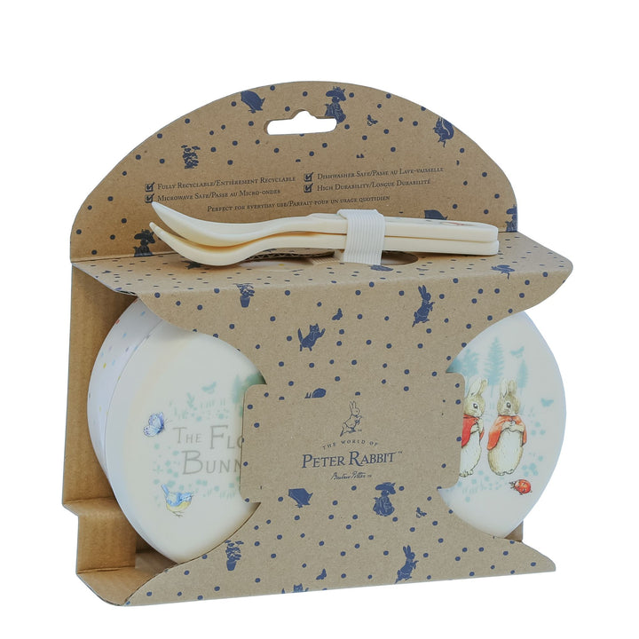 Flopsy Snack Box and Cutlery Set by Beatrix Potter