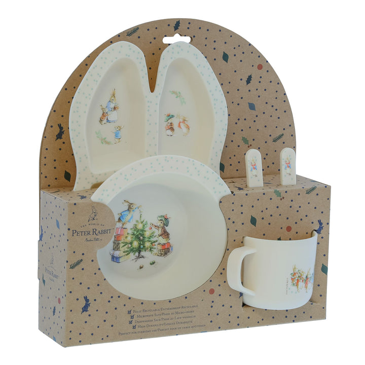 Peter Rabbit Christmas Dinner Set by Beatrix Potter