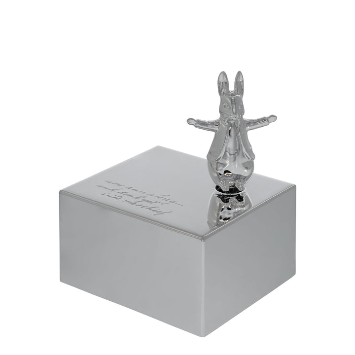 Peter Rabbit Silver Plated Musical Box