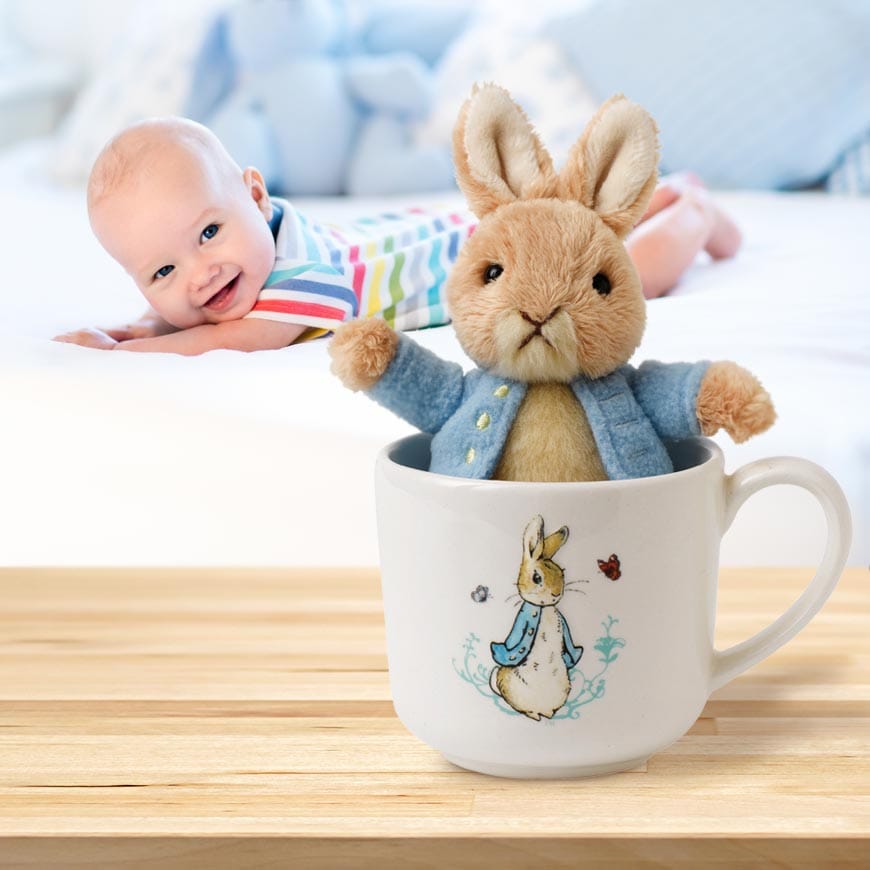 Peter Rabbit themed baby presents that are a right royal treat!