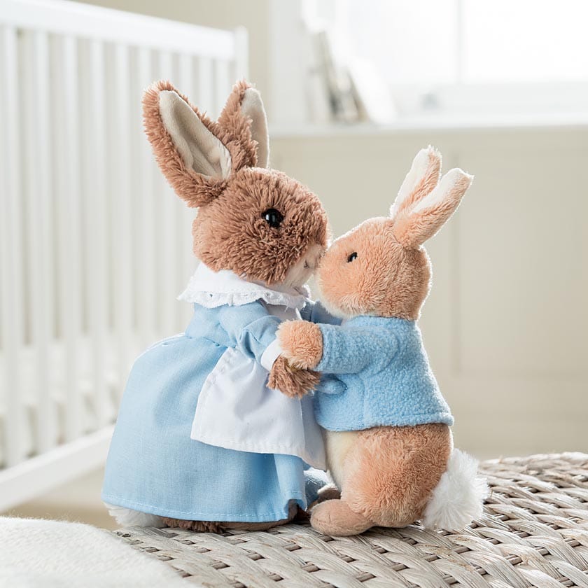 Gund Peter Rabbit - Mrs Rabbit and Peter Soft Toy