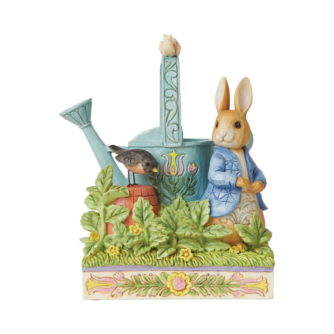 Caught in Mr. McGregor's Garden (Peter Rabbit Figurine)