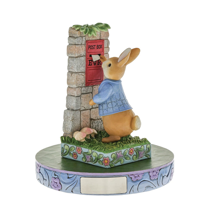 Peter Rabbit Posting Letters Figurine - Beatrix Potter by Jim Shore