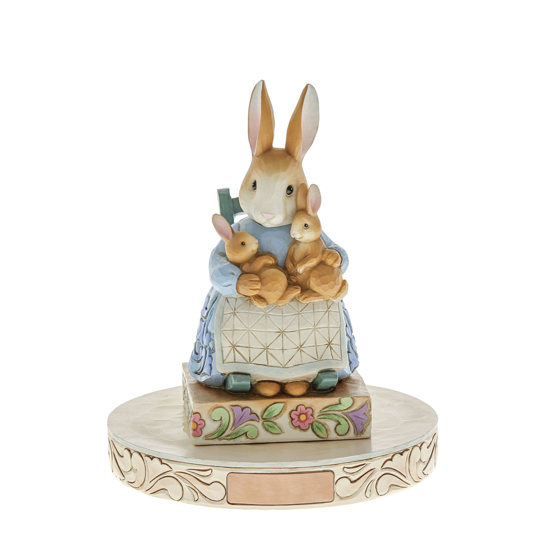 Mrs Rabbit in Rocking Chair Figurine - Beatrix Potter by Jim Shore