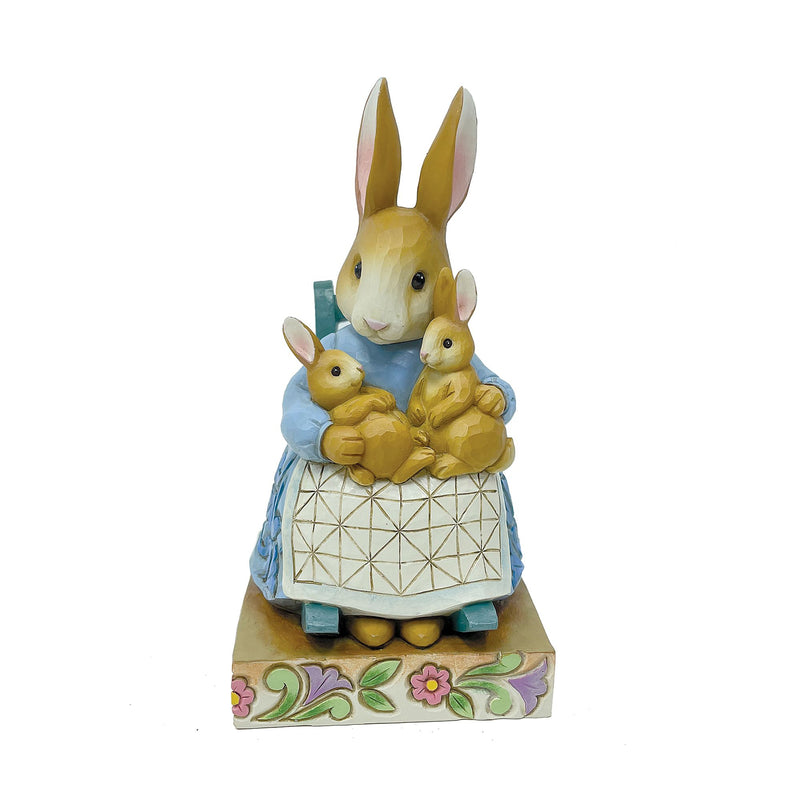 Mrs Rabbit in Rocking Chair Figurine - Beatrix Potter by Jim Shore