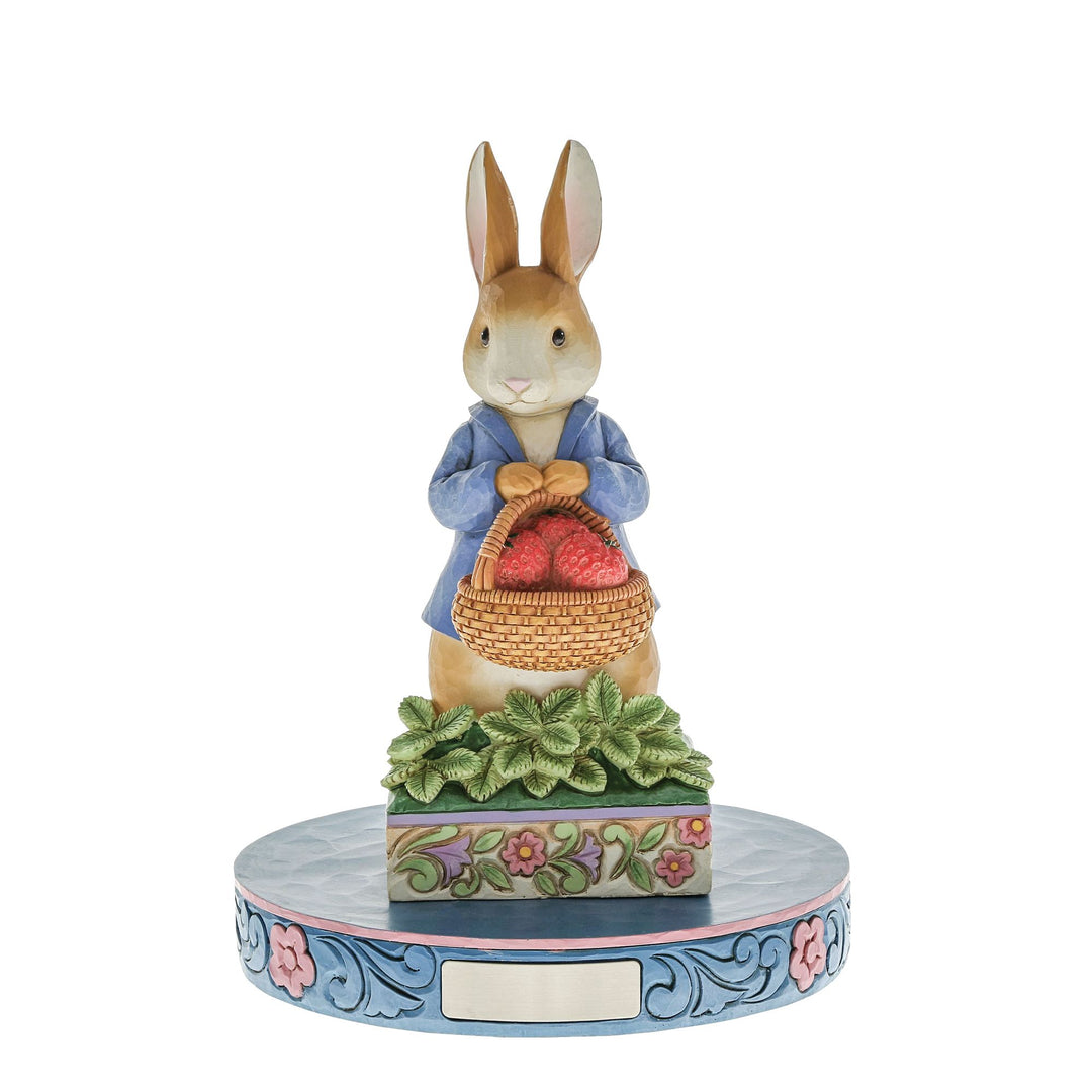 Peter Rabbit with Basket of Strawberries Figurine