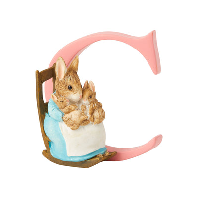 "C" - Peter Rabbit Decorative Alphabet Letter by Beatrix Potter