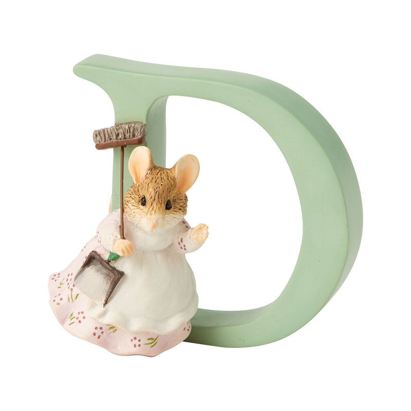 "D" - Peter Rabbit Decorative Alphabet Letter by Beatrix Potter