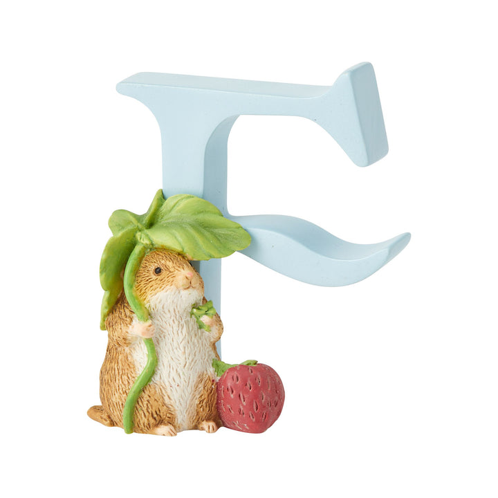 "F" - Peter Rabbit Decorative Alphabet Letter by Beatrix Potter