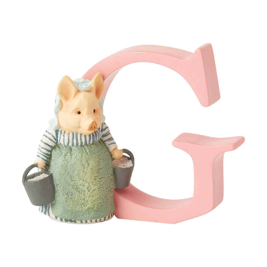 "G" - Peter Rabbit Decorative Alphabet Letter by Beatrix Potter