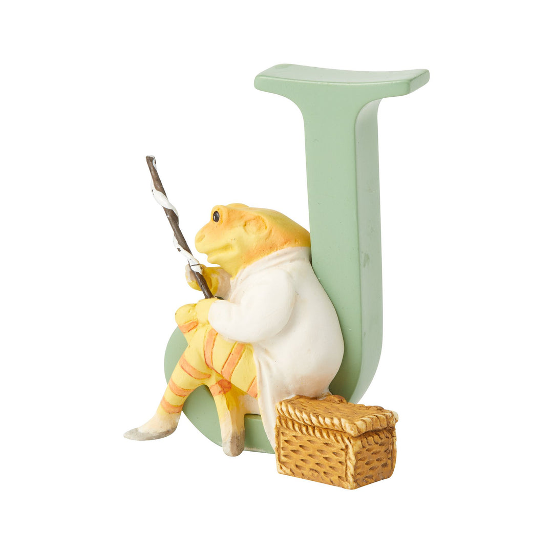 "J" - Peter Rabbit Decorative Alphabet Letter by Beatrix Potter