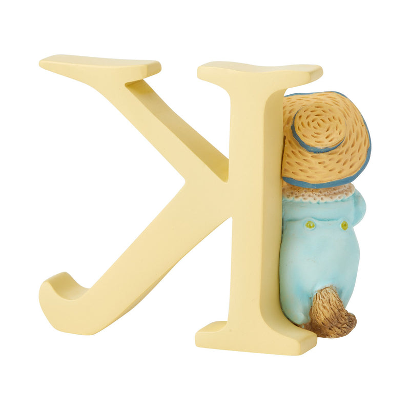 "K" - Peter Rabbit Decorative Alphabet Letter by Beatrix Potter