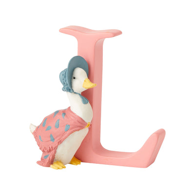 "L" - Peter rabbit Decorative Alphabet Letter by Beatrix Potter