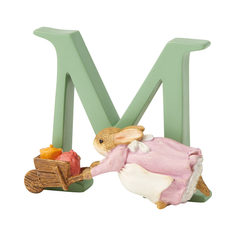 "M" - Peter Rabbit Decorative Alphabet Letter by Beatrix Potter