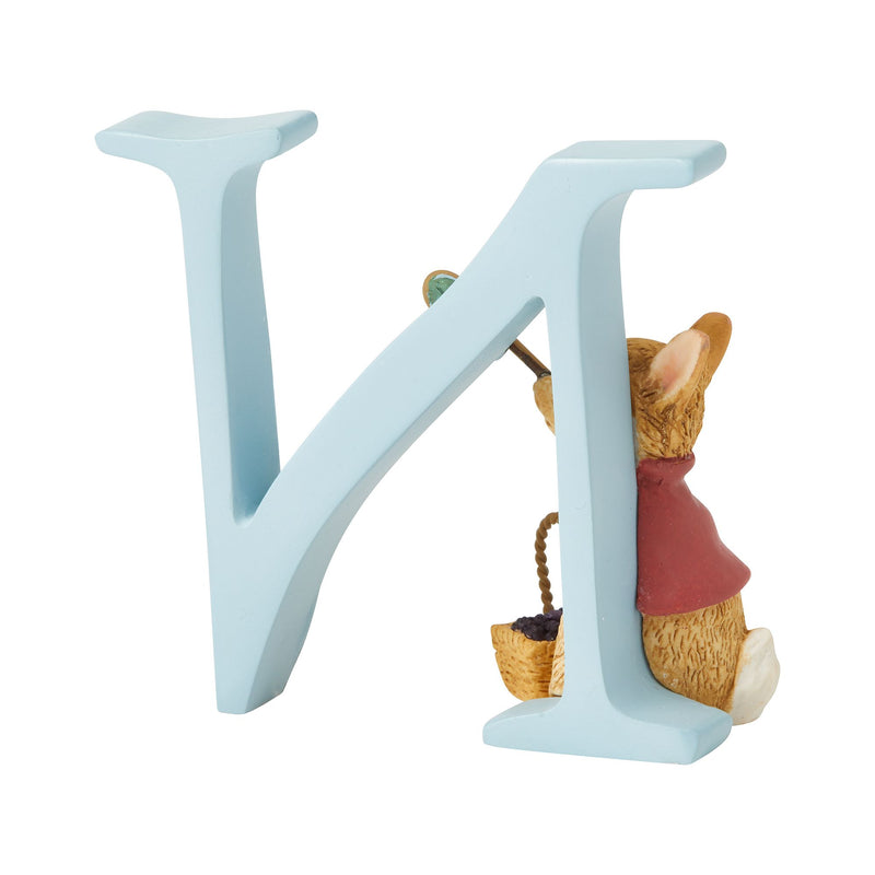 "N" - Peter Rabbit Decorative Alphabet Letter by Beatrix Potter