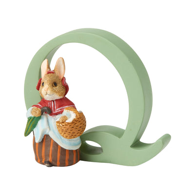 "Q" - Peter Rabbit Decorative Alphabet Letter by Beatrix Potter