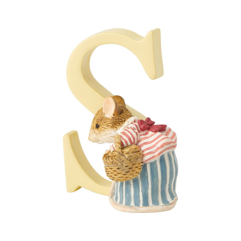"S" - Peter Rabbit Decorative Alphabet Letter by Beatrix Potter