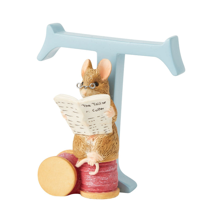 "T" - Peter Rabbit Decorative Alphabet Letter by Beatrix Potter