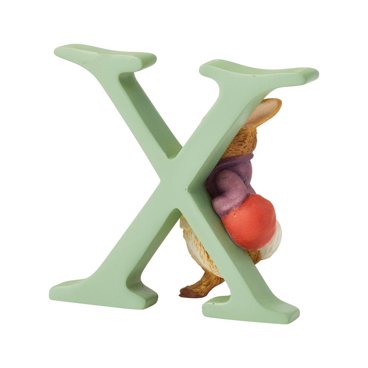 "X" - Peter rabbit Decorative Alphabet Letter by Beatrix Potter