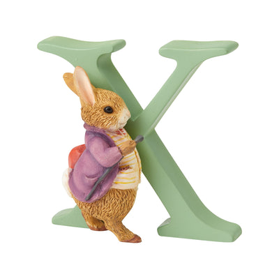 "X" - Peter rabbit Decorative Alphabet Letter by Beatrix Potter
