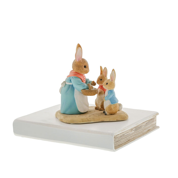 Beatrix Potter Mrs. Rabbit, Flopsy & Peter Rabbit Figurine by Beatrix Potter