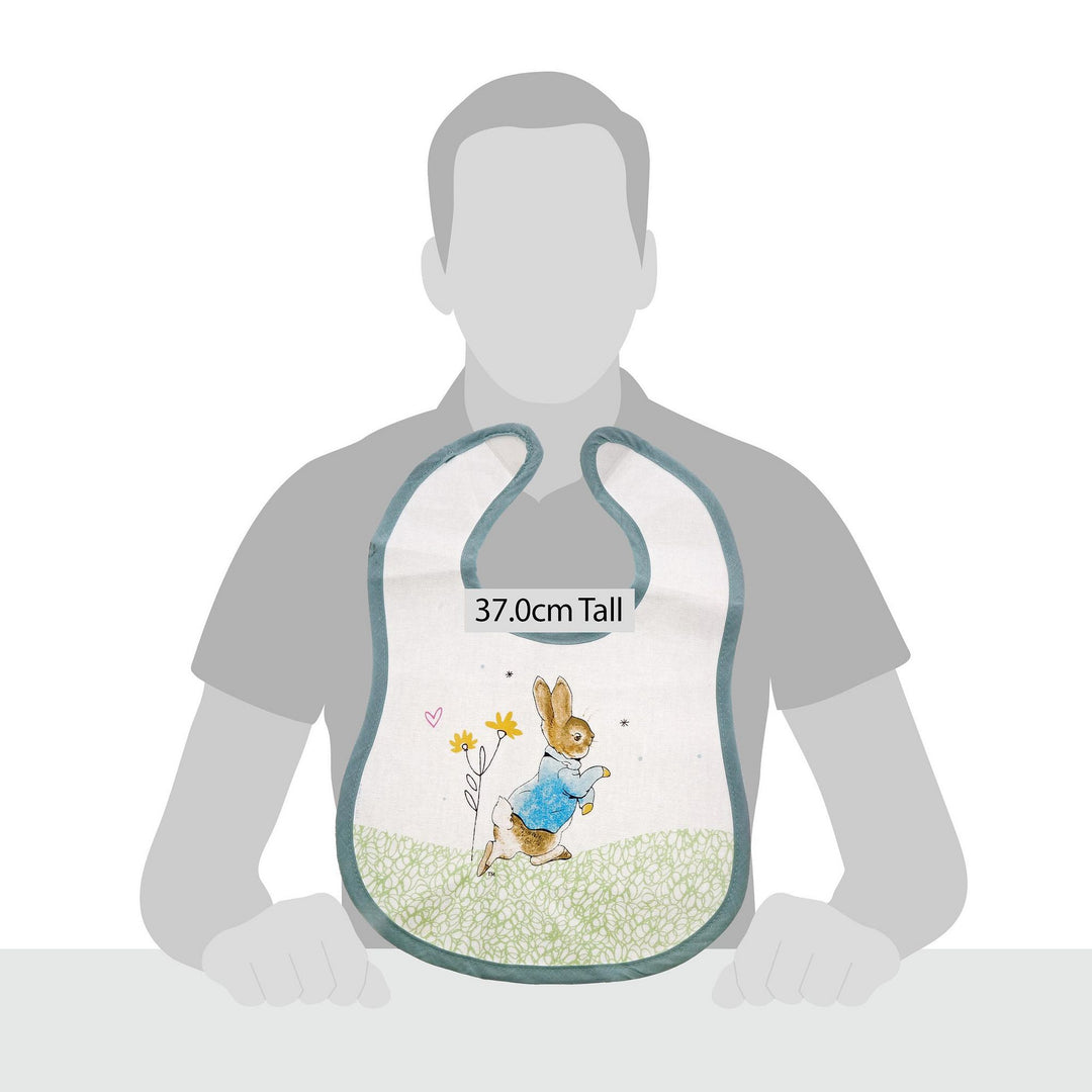 Peter Rabbit Childrens Bib by Beatrix Potter