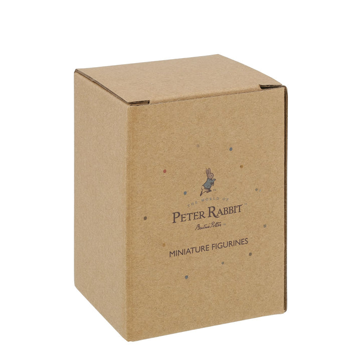 Peter Rabbit Brings Flowers Figurine by Beatrix Potter
