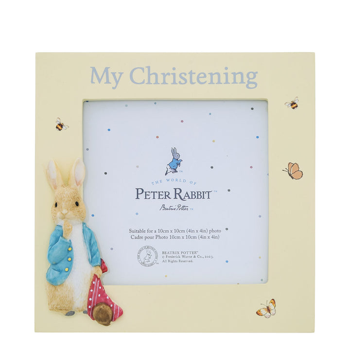 Peter Rabbit Christening Photo Frame by Beatirix Potter