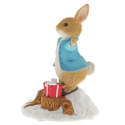 Peter Rabbit With Presents Figurine by Beatrix Potter