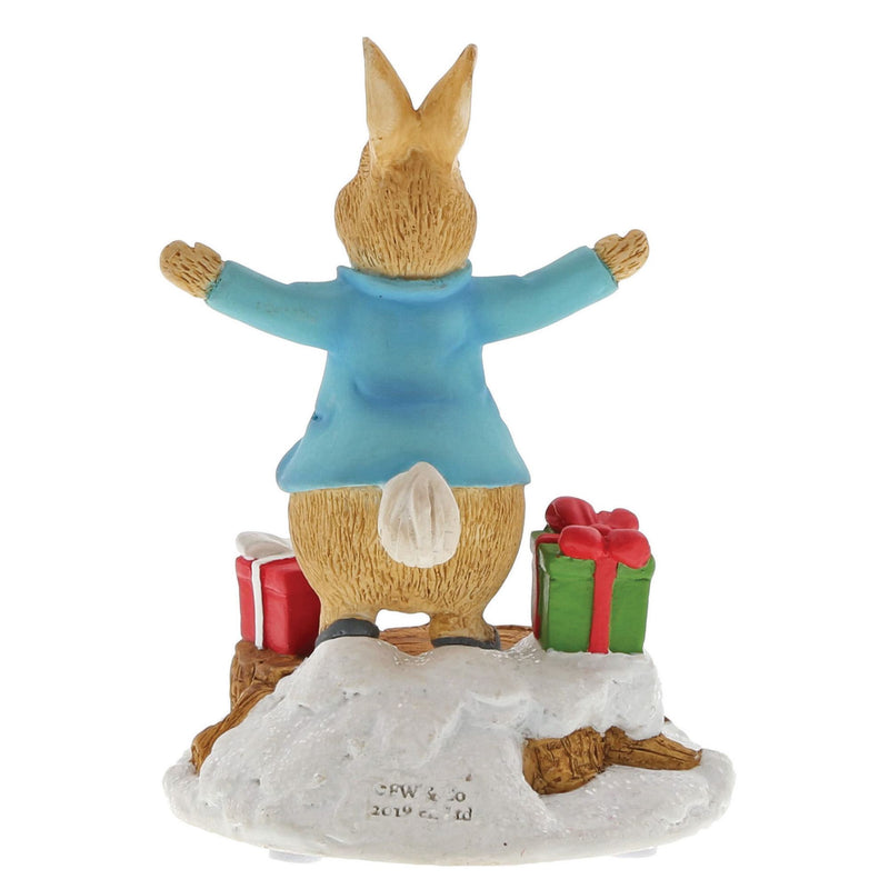 Peter Rabbit With Presents Figurine by Beatrix Potter