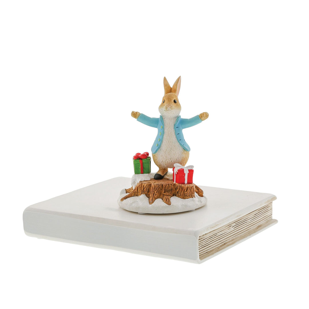 Peter Rabbit With Presents Figurine by Beatrix Potter