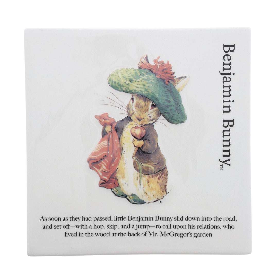 Benjamin Bunny Decorative Wall Plaque by Beatrix Potter