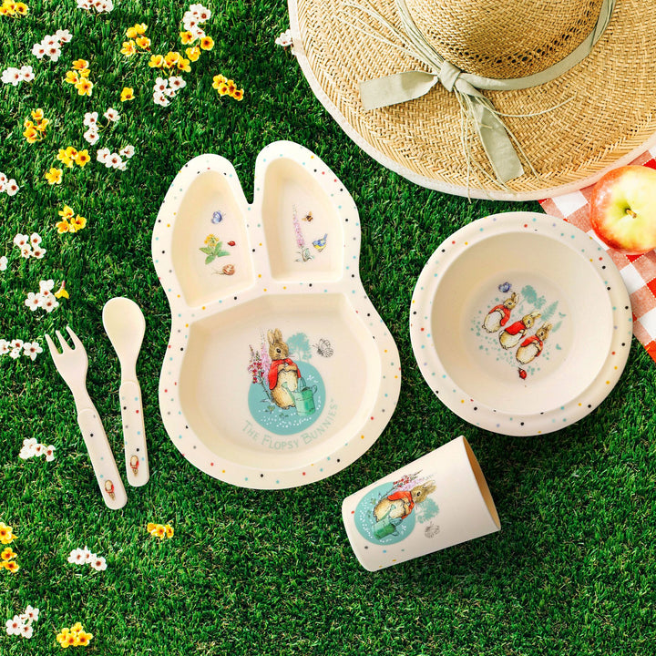 Flopsy Dinner Set by Beatrix Potter