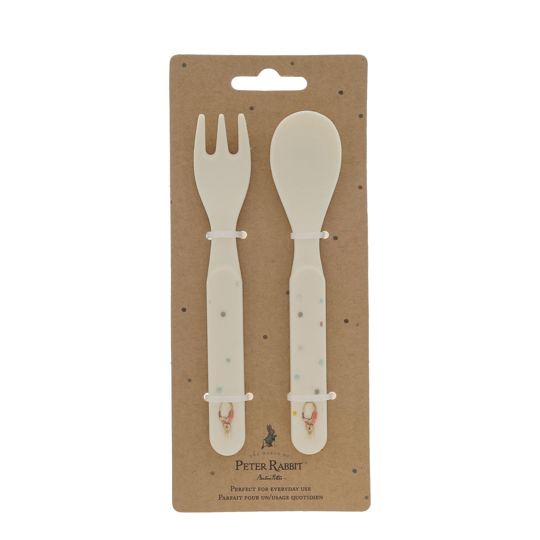 Flopsy Fork and Spoon Set by Beatrix Potter