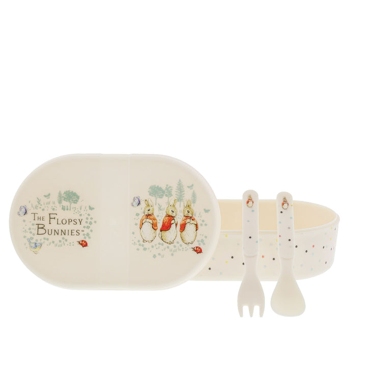 Flopsy Snack Box and Cutlery Set by Beatrix Potter