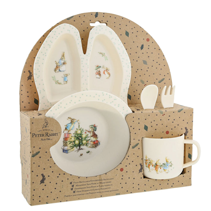 Peter Rabbit Christmas Dinner Set by Beatrix Potter