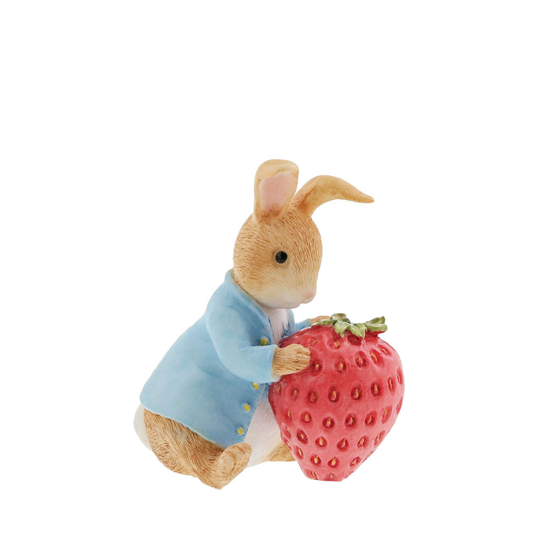 Peter Rabbit with Strawberry Figurine