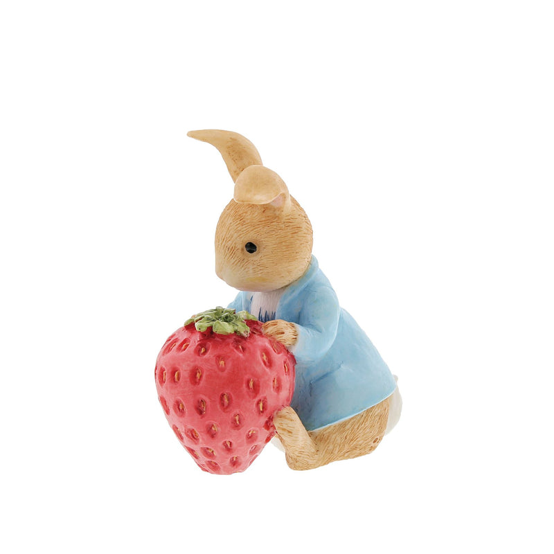 Peter Rabbit with Strawberry Figurine