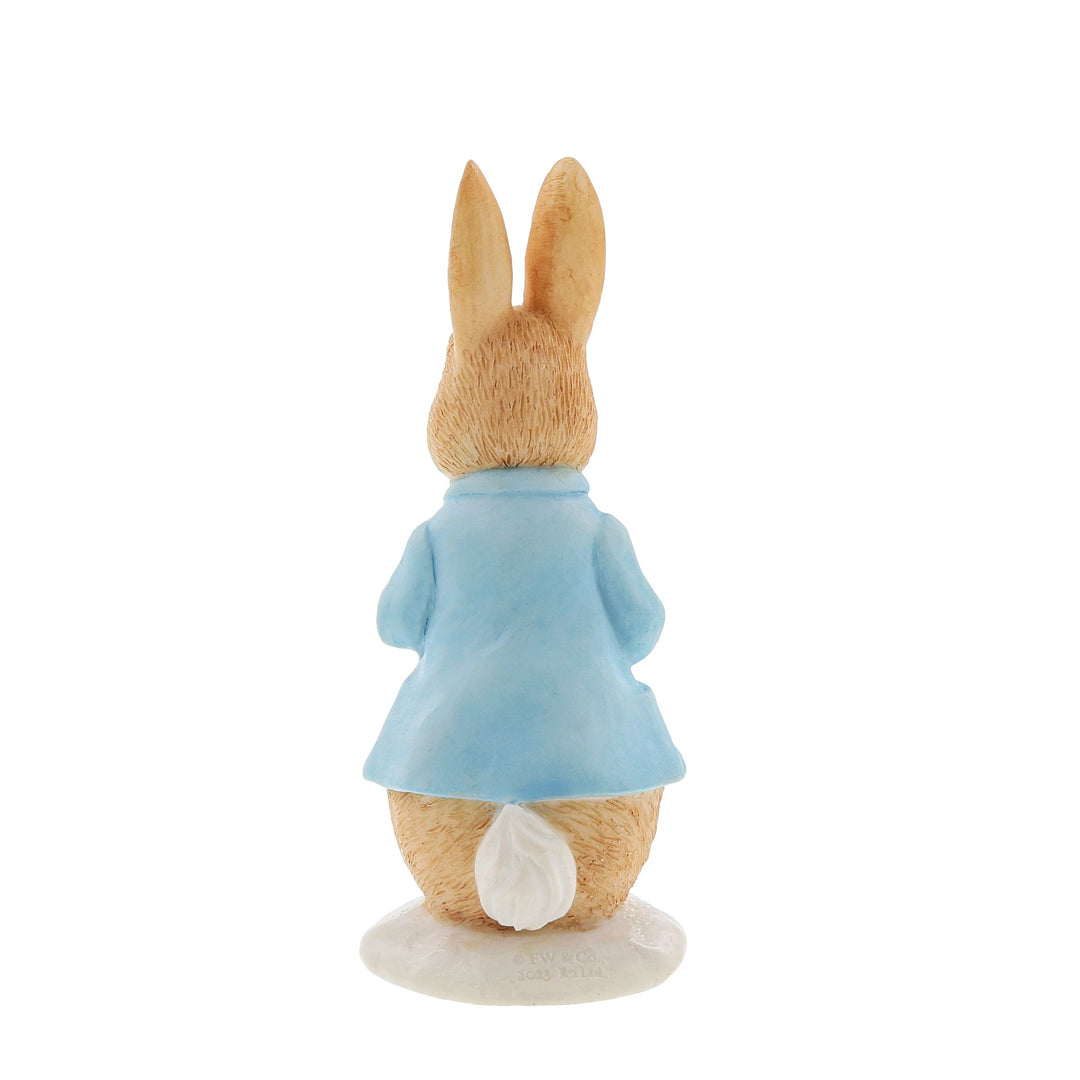 Peter Rabbit with his Stocking Figurine