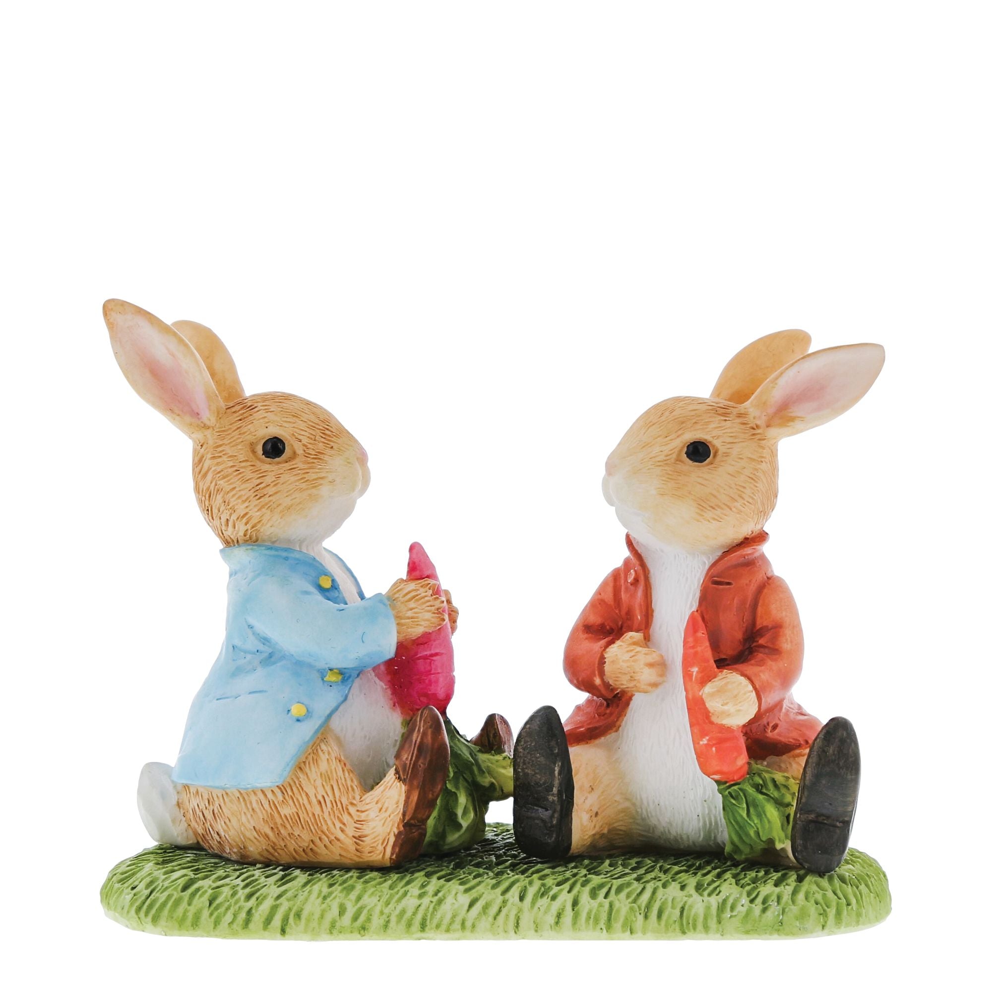 Peter Rabbit & Benjamin Eating Vegetables Figurine – Beatrix