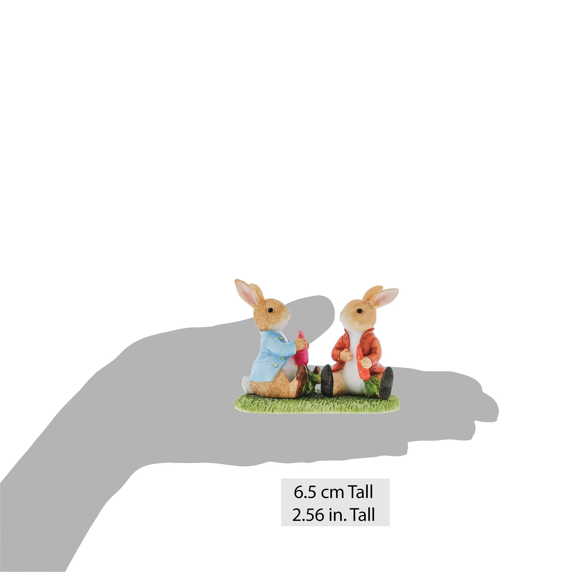 Peter Rabbit & Benjamin Eating Vegetables Figurine – Beatrix