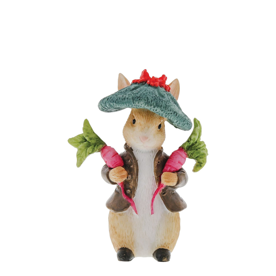 Benjamin Bunny Collecting Radishes Figurine