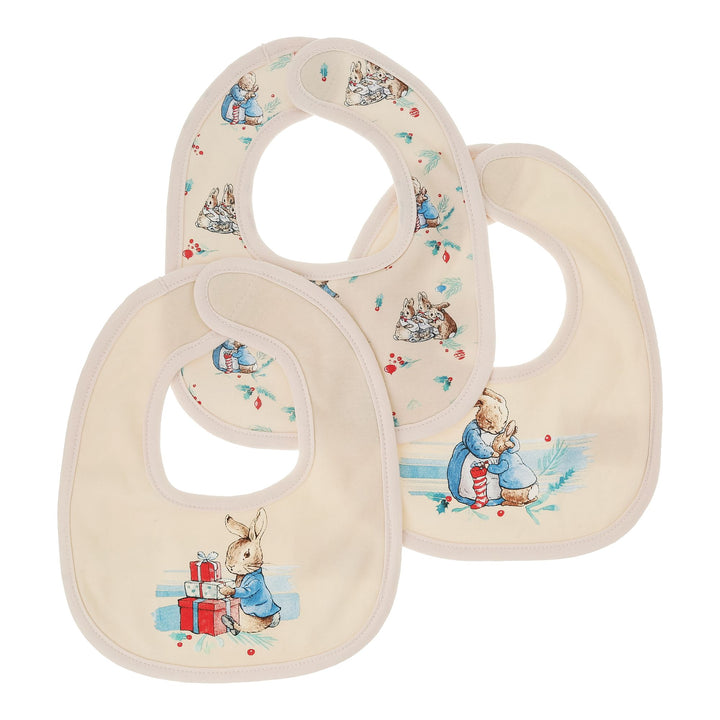 Peter Rabbit Christmas Bibs (Set of 3)
