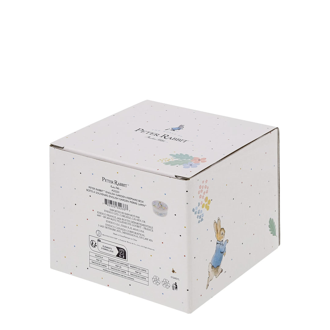 Peter Rabbit English Garden Keepsake Box