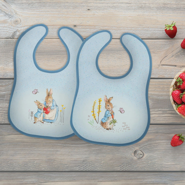 Peter Rabbit Children's Bibs (Set of 2)